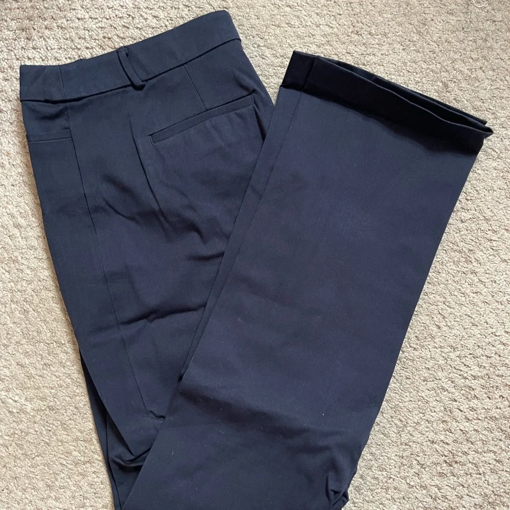 Navy bootcut pants - Picture 1 of 3
